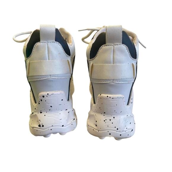 White and black chunky sneakers - Picture 3 of 4